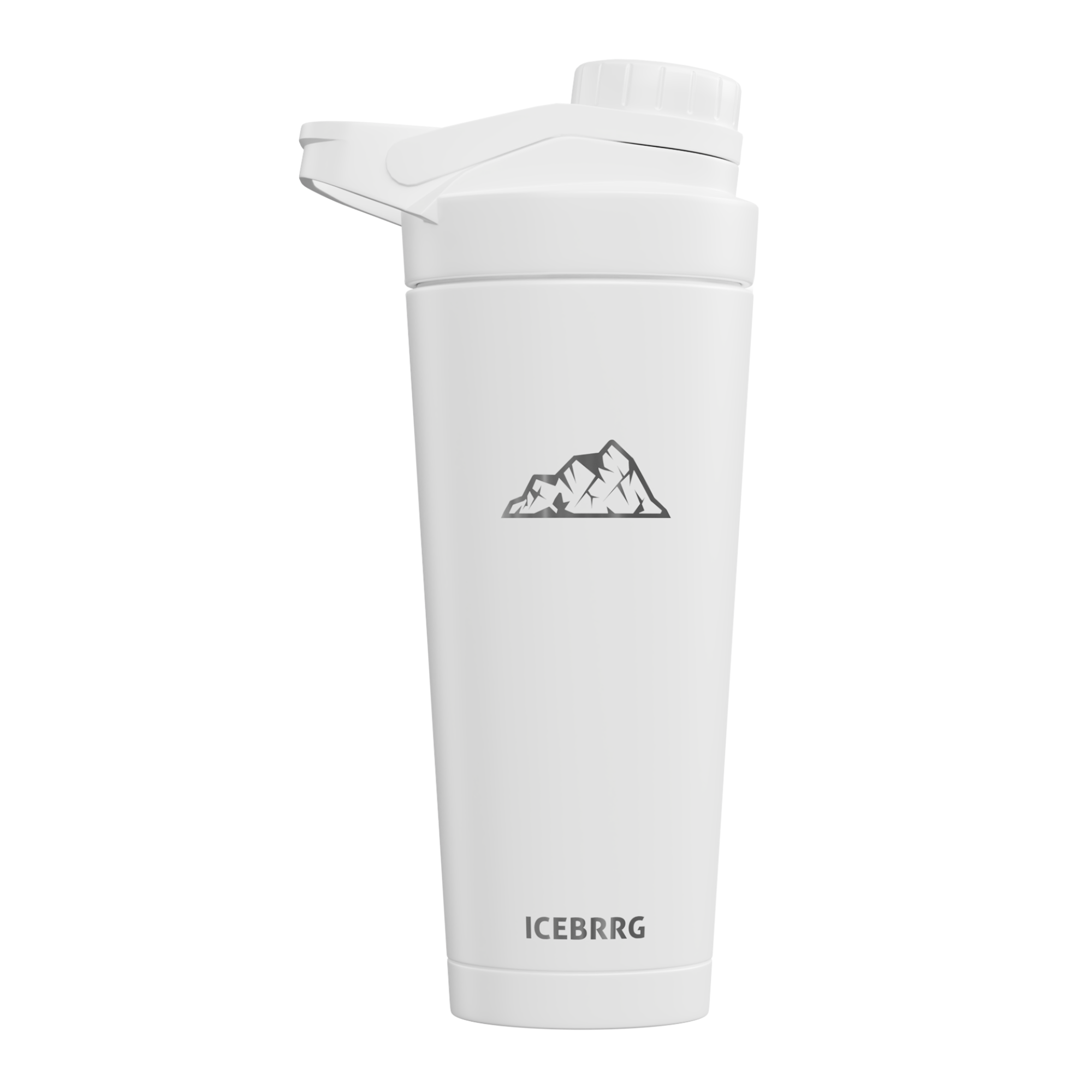 Stainless Steel Shaker Bottle/White