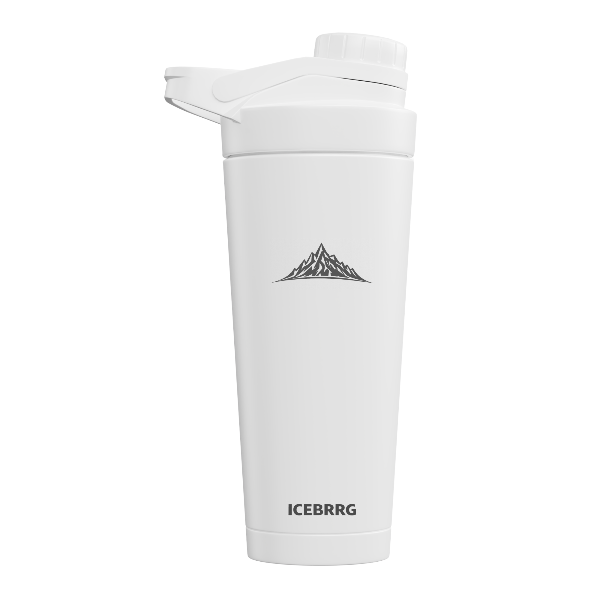 Stainless Steel Shaker Bottle/White