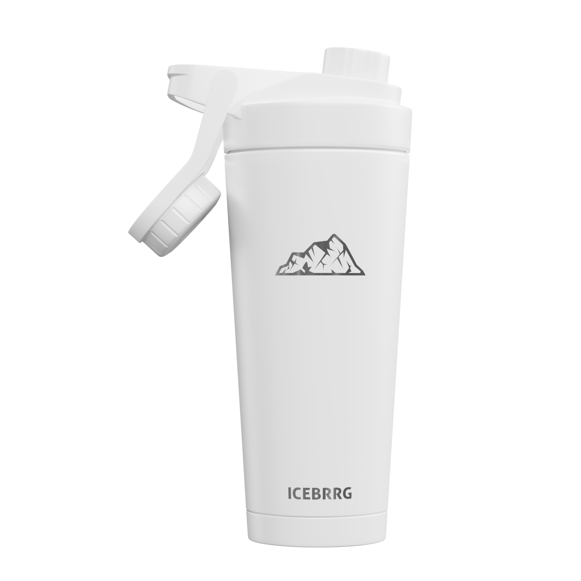 Stainless Steel Shaker Bottle/White