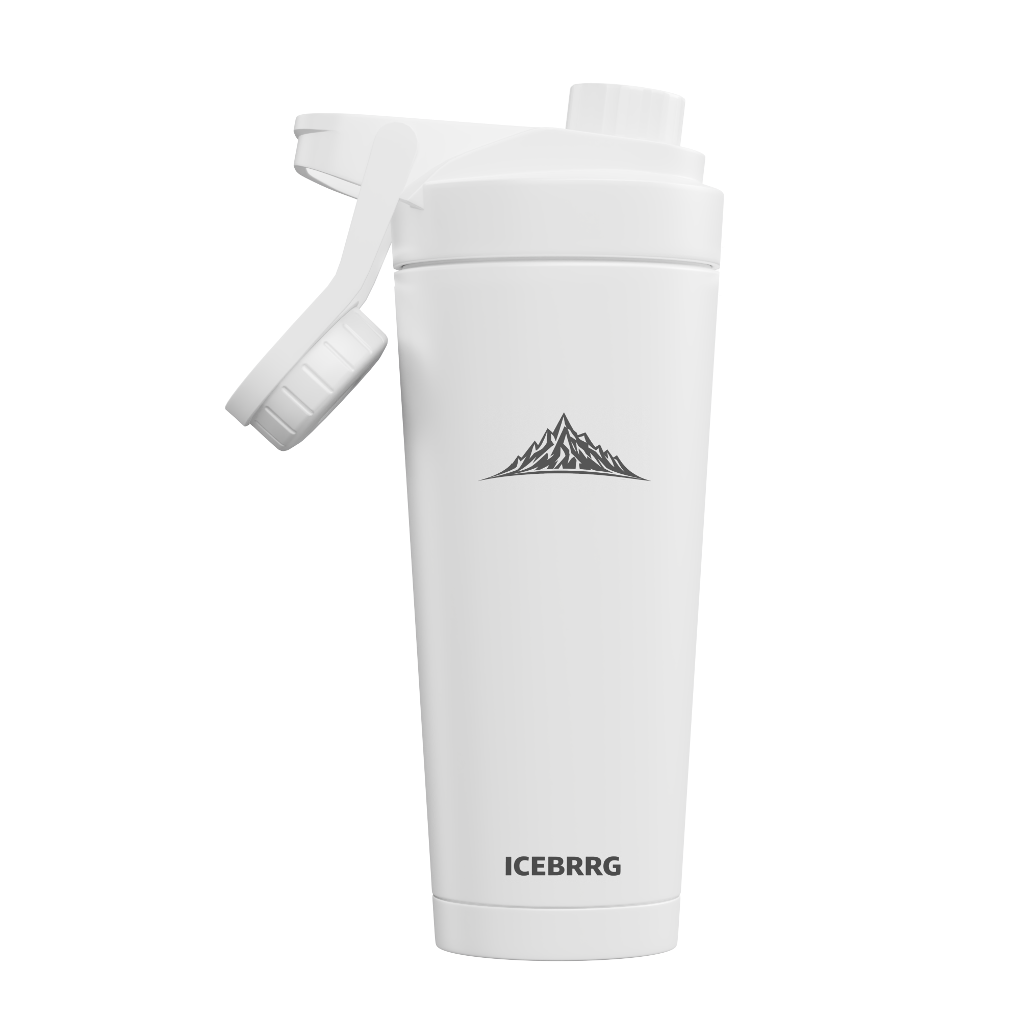 Stainless Steel Shaker Bottle/White